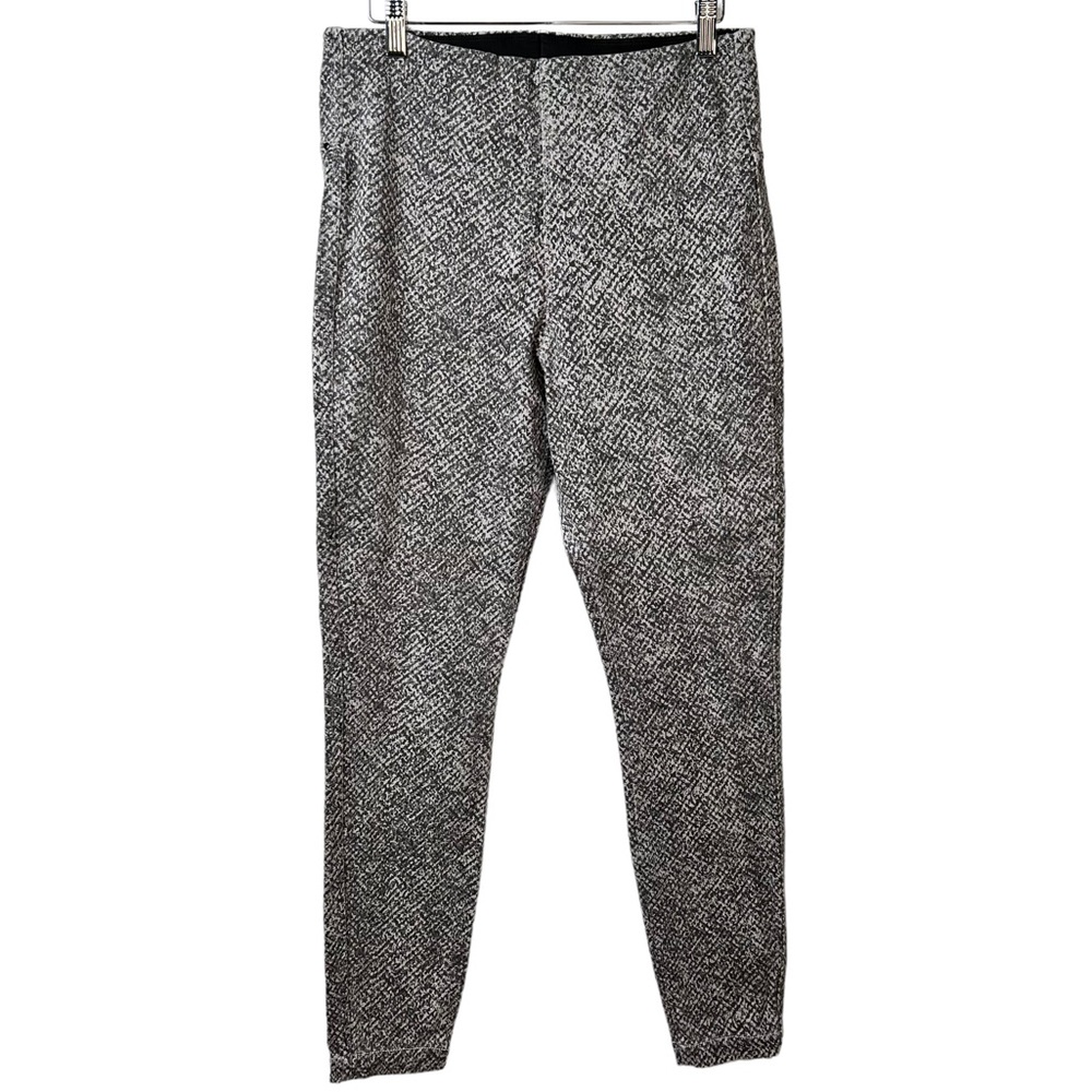 Lyssé Printed Cotton Twill Stretch High Waisted Leggings L - Picture 7 of 13